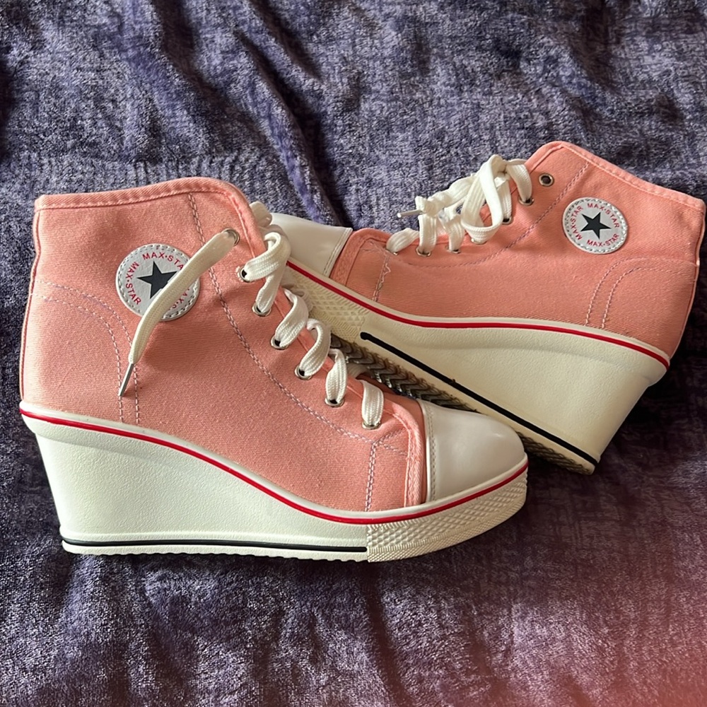 Converse high top wedges!